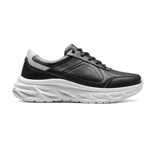 [ActiveCity] Men's Comfortable Lifestyle Sneakers - BLACK - 1